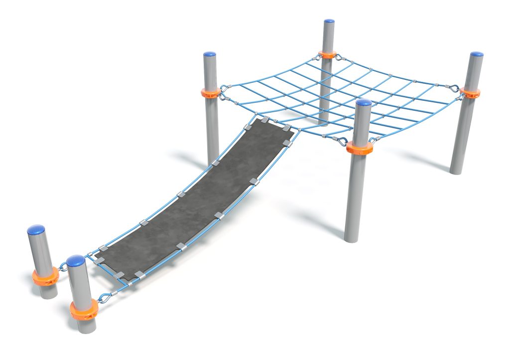 Mini Horizontal Square and Rubber Bridge